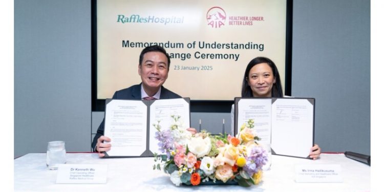 AIA Singapore partnering with Raffles Hospital to boost accessibility of quality healthcare in Singapore