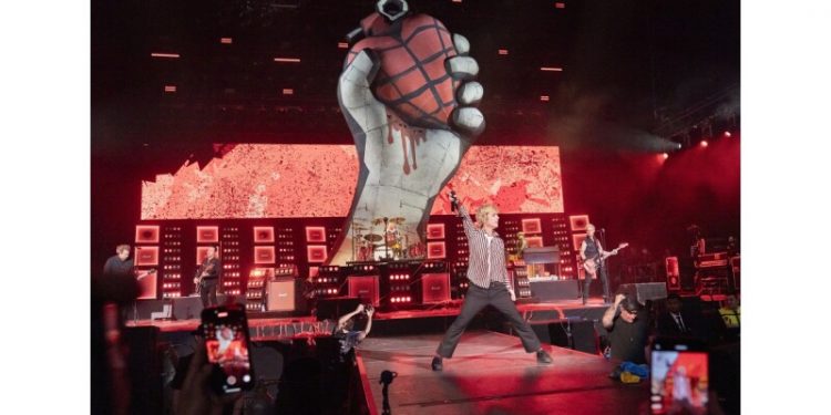 Legendary US Rock Band Green Day Kick Off Asian Tour at Galaxy Arena, Making Their First Performance in China After a 15-Year Hiatus and Igniting an Unforgettable Night of Rock’n Roll