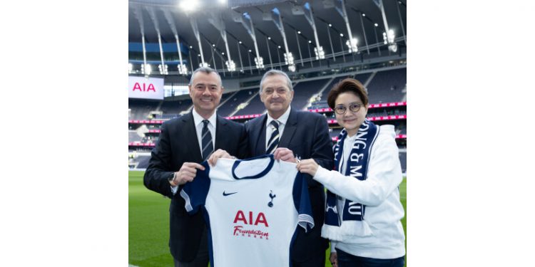 AIA Hong Kong partners with Tottenham Hotspur to support youth development