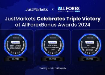 JustMarkets Celebrates Triple Victory at AllForexBonus Awards 2024