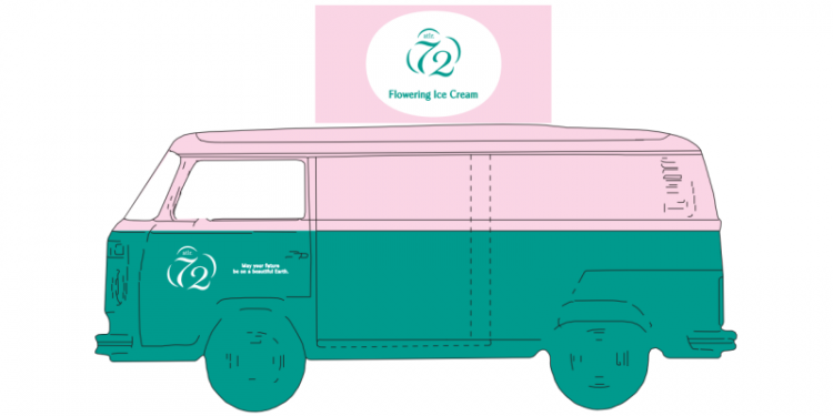 Ajinomoto Co. launches its innovative “Flowering Ice Cream” with the Atlr.72® at the Food Truck in Bugis from 28 March