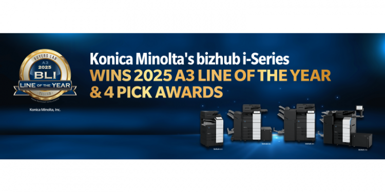 Konica Minolta wins 2025 A3 Line of the Year Award and four Pick Awards from Keypoint Intelligence