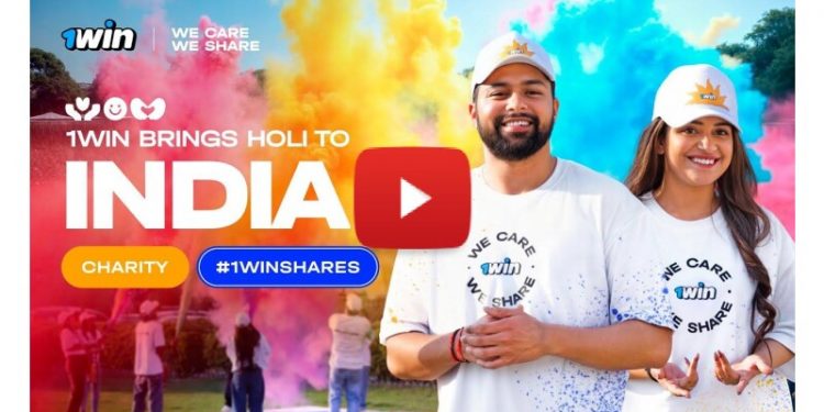1win Brings Colors to India with a Holi Celebration