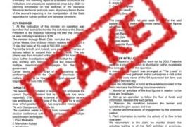 SSA refutes ’Operation Sibonkolo’ report linked to Minister in the Presidency