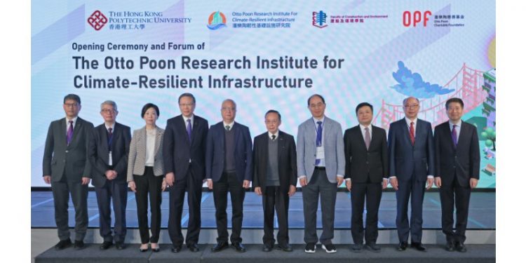 PolyU establishes Otto Poon Research Institute for Climate-Resilient Infrastructure with support from Otto Poon Charitable Foundation