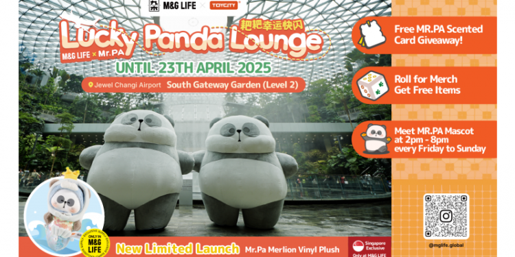 M&G LIFE Presents MR.PA Pop-Up at Jewel Changi Airport, Featuring Exclusive Launches and Interactive Fun