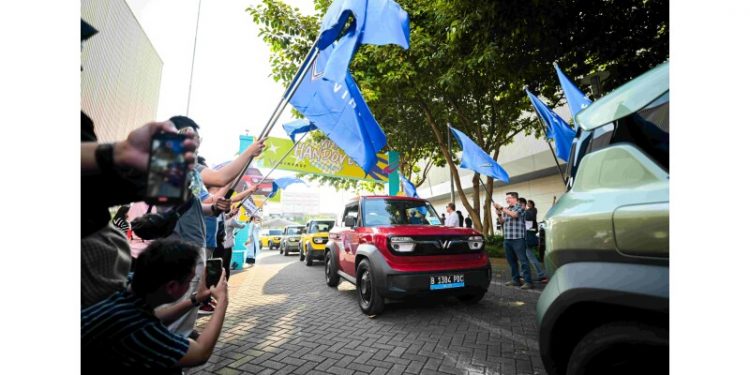 VinFast delivered 400 VF 3 to Indonesian dealers and customers within two months of launch