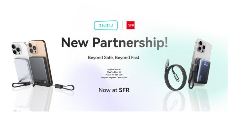 INIU Expands European Footprint Through Strategic Partnership with SFR