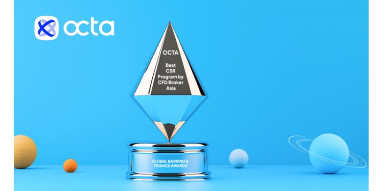 Octa receives the ‘Best CSR program by CFD broker Asia 2025’ award