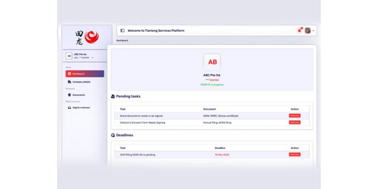 Tianlong Services Unveils AI-Powered Corporate Secretarial Compliance Solutions for Cost-Effective Compliance