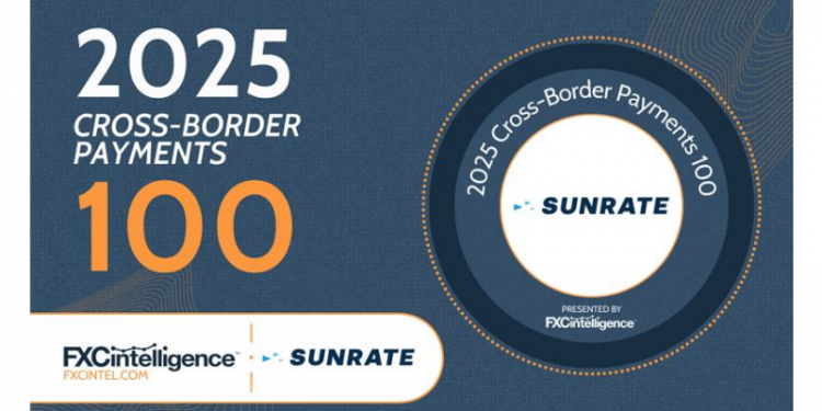 SUNRATE Named Among Top 100 Cross-Border Payment Companies for 2025 by FXC Intelligence