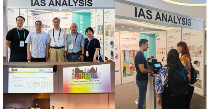 IAS ANALYSIS Unveils Groundbreaking NIR Technology at the 2025 International Near Infrared Spectroscopy Conference in Rome