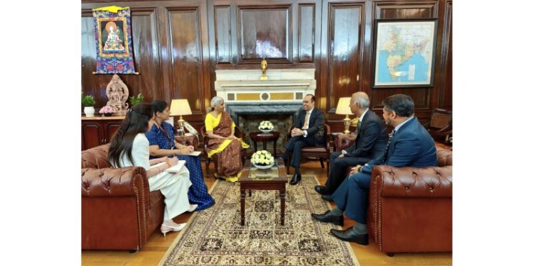 Prudential plc CEO Expresses Strategic Commitment to India in Meeting with Union Finance Minister Nirmala Sitharaman