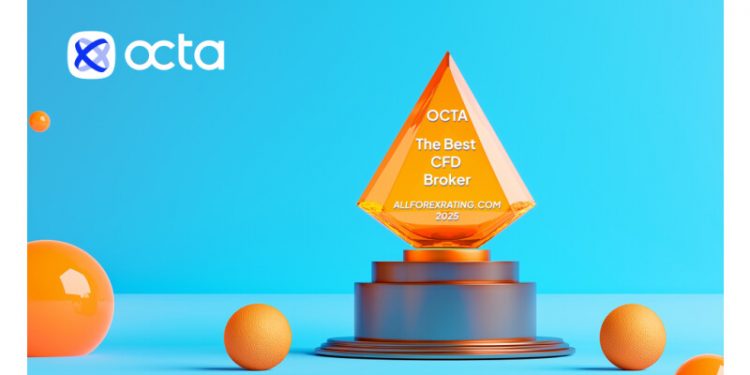 The best CFD broker 2025′: Octa receives yet another award