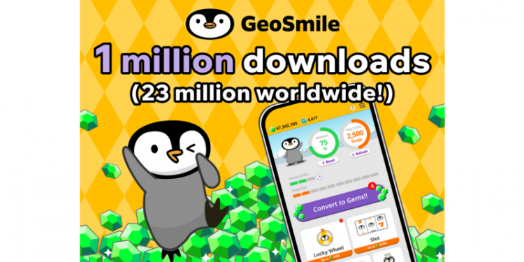 GeoTechnologies’ Move-to-earn app rapidly gained popularity in Japan has surpassed 23 million downloads worldwide