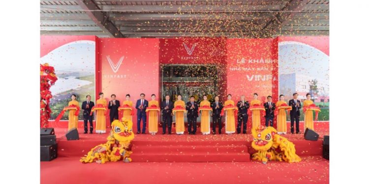 VinFast inaugurates electric vehicle plant in Hà Tĩnh