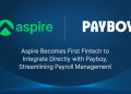 Aspire Becomes First Fintech to Integrate Directly with Payboy, Streamlining Payroll Management