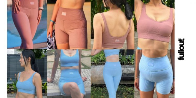 Fullout Unveils Ribbed Dusty Rose Gold Collection: Empowering Women Through Stylish Activewear