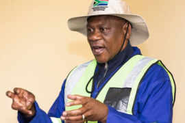 Mashatile takes the Clean Cities and Towns Campaign to Free State