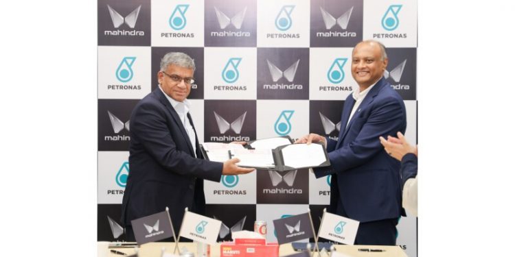 PETRONAS Lubricants India Secures Aftermarket Service Fill Contract from Mahindra Automotive Division, Strengthening Its Presence in India