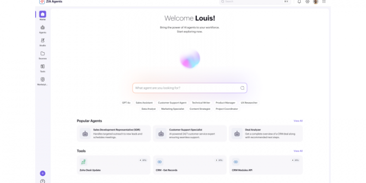 Zoho Launches Zia LLM and Deepens AI Portfolio with Prebuilt Agents, Custom Agent Builder, MCP, and Marketplace