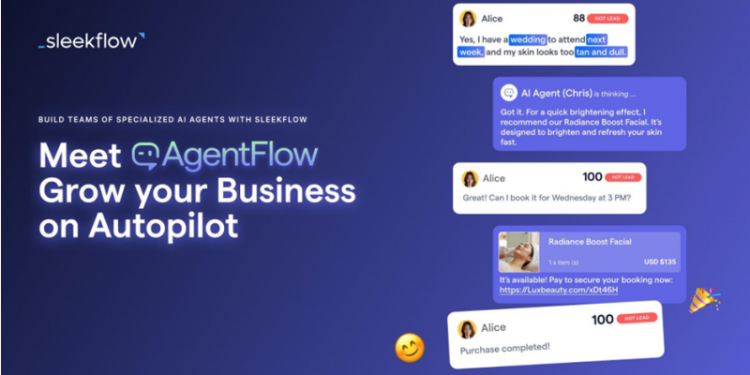 SleekFlow Unveils AgentFlow: Building Teams of AI Agents To Increase Revenue For Businesses