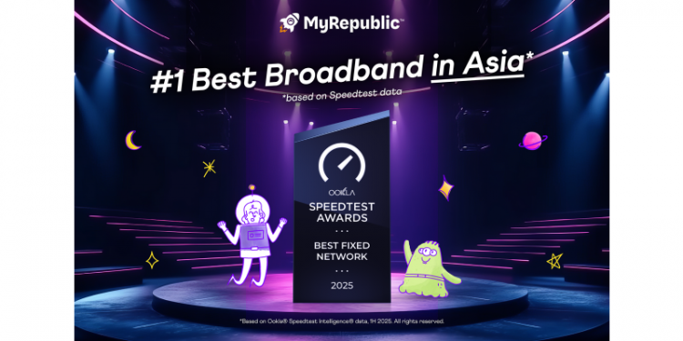 MyRepublic Awarded #1 Best Fixed Network in Asia by Ookla®