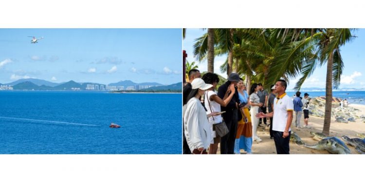 Int’l media charmed by “China tour” amid cool summer in Hainan