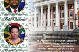 New Higher Education Minister and Deputy sworn in