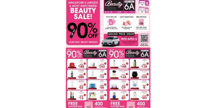Singapore’s Biggest Beauty Sale Returns with $1 Deals, Rolex Prizes, and a BYD Electric Car Giveaway