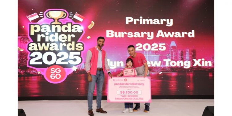 foodpanda honours delivery partners this National Day with S$16,000 in bursaries, double-tipping and rider safety courses
