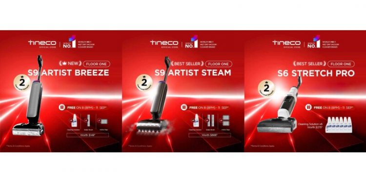 Tineco Celebrates 9.9 with Promotional Prices Storewide and New S9 Artist Breeze