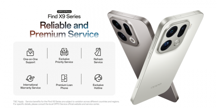 OPPO Find X9 Series Sets New Benchmark for Flagship Experiences with Enhanced Customer Services
