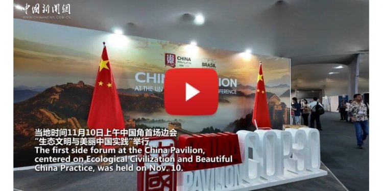 China highlights green achievements at COP30 side session