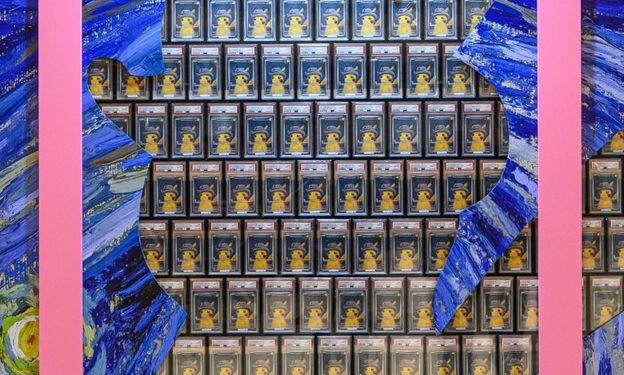 World’s Largest Van Gogh Pikachu Card Wall Debuts at Hong Kong Grade10 Festival