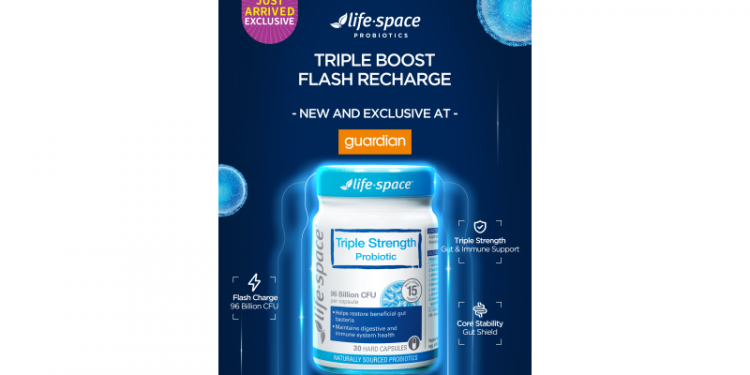 Triple the Probiotics, Triple the Relief: Life-Space Launches Triple Strength Probiotics in Singapore
