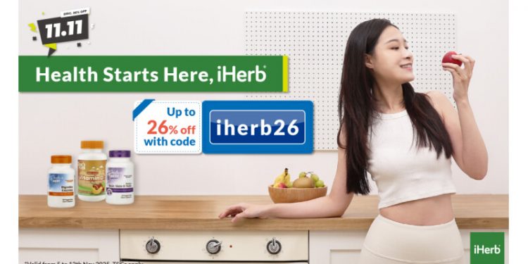 iHerb Singapore Launches 11.11 Wellness Mega Sale from November 5 to 24