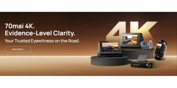 70mai Launches 4K Dash Cam Series: True 4K Provides Evidence-Level Clarity