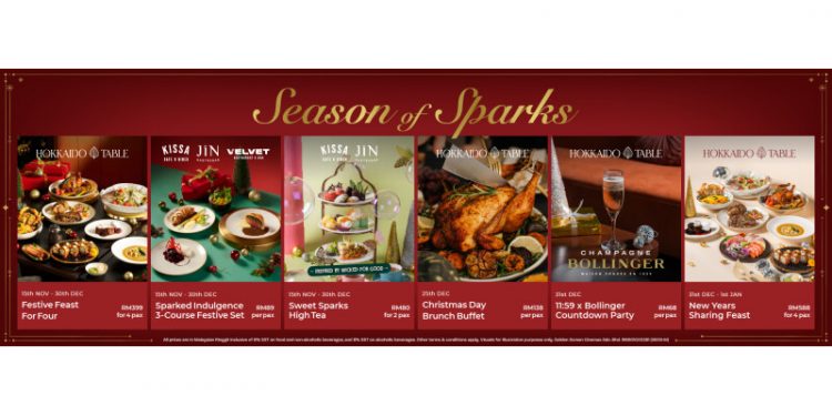 A Season of Sparks: Indulge in Luxe Experiences and Festive Flavours at Hokkaido Table, Velvet Restaurant & Bar, JIN Gastrobar, and Kissa Cafe & Diner
