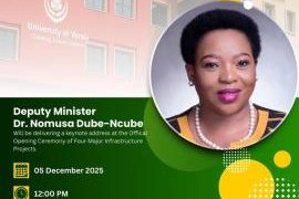 Dube-Ncube attends unveiling of UNIVEN’s major infrastructure projects
