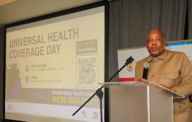 Motsoaledi advocates for universal health coverage