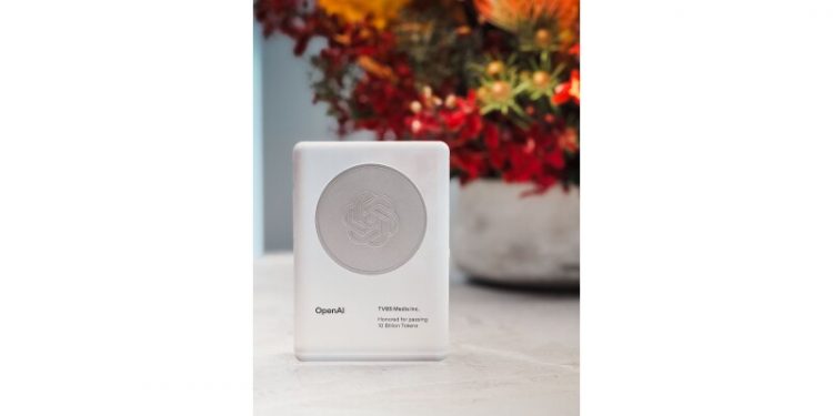 From Newsroom to Tech Leader: TVBS Receives OpenAI Milestone Validation for 10 Billion Tokens